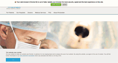Desktop Screenshot of hirslanden.com
