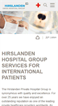 Mobile Screenshot of hirslanden.com